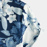 Men's Hawaiian Shirt with Skulls