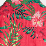 Murray Men's Hawaiian Floral Short Sleeve Shirt – Red