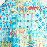 Blue Men's Boho Hawaiian Shirt