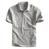 Gordon Men's Linen Polo Shirt