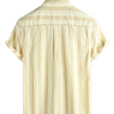 Clayton Men's Hawaiian Short Sleeve Shirt with Chest Pocket