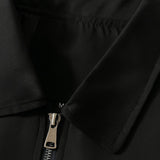Men's Lightweight Twill Jacket – Black