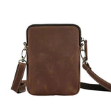 Norman Minimalist Men's Leather Crossbody Bag