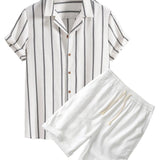 Brian Men's Shirt and Shorts Set