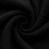 Men's Zip Mock-Neck Sweater – Black