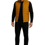 Douglas Men's Quilted Vest – Mustard