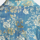 Men's Shirt with Blue Flowers