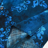 Men's Blue Hawaiian Floral Shirt