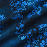 Men's Blue Hawaiian Floral Shirt