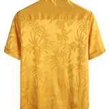 Men's Floral Jacquard Shirt