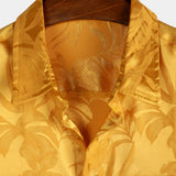 Men's Floral Jacquard Shirt