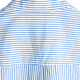 Men's Striped Stand-Collar Shirt