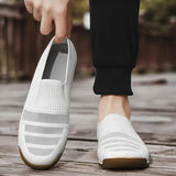 Elegant Men's Crochet Knit Shoes