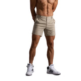 Elegant Men's Cotton Chino Shorts