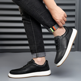 Minimalist Men's Leather Sneakers