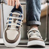Brown Men's Leather Sneakers