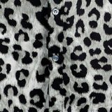 Men's Grey Leopard Print Shirt