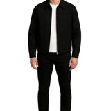 Men's Lightweight Twill Jacket – Black