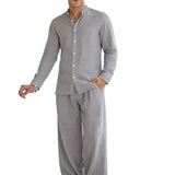 Cameron Men's Linen-Blend Set