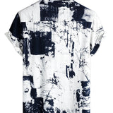 Dennis Men's Retro Short Sleeve Shirt – White