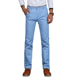 Elegant Solid-Colour Men's Pants