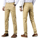 Elegant Solid-Colour Men's Pants