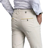 Elegant Solid-Colour Men's Pants