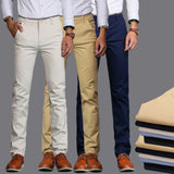 Elegant Solid-Colour Men's Pants