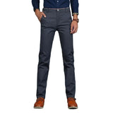 Elegant Solid-Colour Men's Pants