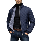 Men's Quilted Jacket with Fleece Lining