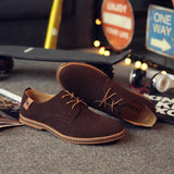 Men's Suede Oxford Shoes