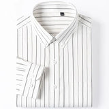 Men's Elegant Striped Cotton Shirt