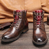 Men's Classic Leather Ankle Boots