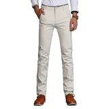 Elegant Solid-Colour Men's Pants