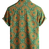 Men's 1970s-Style Floral Shirt