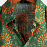 Men's 1970s-Style Floral Shirt