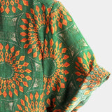 Men's 1970s-Style Floral Shirt