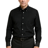 Men's Elegant Striped Cotton Shirt