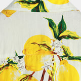 Men's Lemon Print Beach Shirt