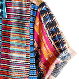 Men's Blue Shirt with Colourful Stripes
