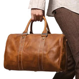 Stuart Men's Leather Travel Bag
