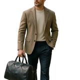 Stuart Men's Leather Travel Bag
