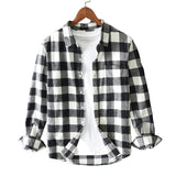 Men's Cotton Plaid Shirt