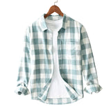 Men's Cotton Plaid Shirt