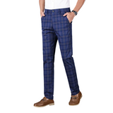 Men's Checked Office Pants