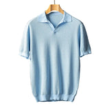Men's Elegant Cotton Knit Polo Shirt