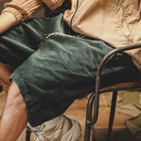 Elegant Men's Corduroy Shorts