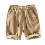 Elegant Men's Corduroy Shorts