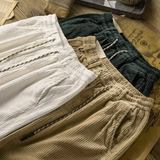 Elegant Men's Corduroy Shorts