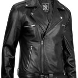 Dennis Men's Lambskin Biker Jacket